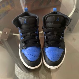 Air Jordan 1 blue and black size 13